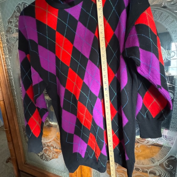ESCADA Vintage Harlequin Sweater - Picture 6 of 6